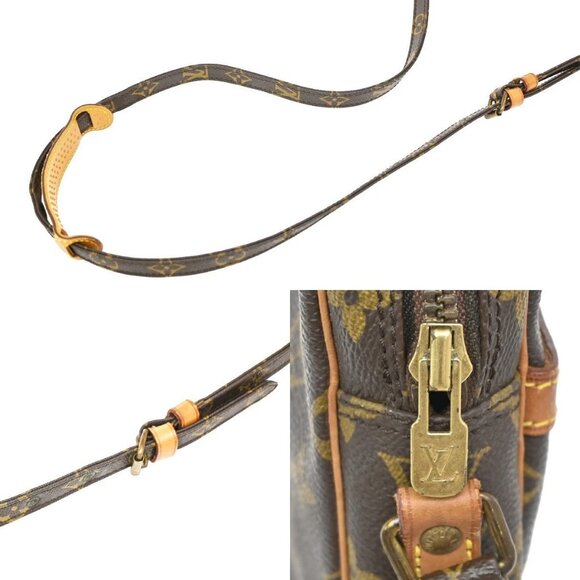 LOUIS VUITTON Danube Shoulder Bag Monogram Leather Brown France - Picture 13 of 15